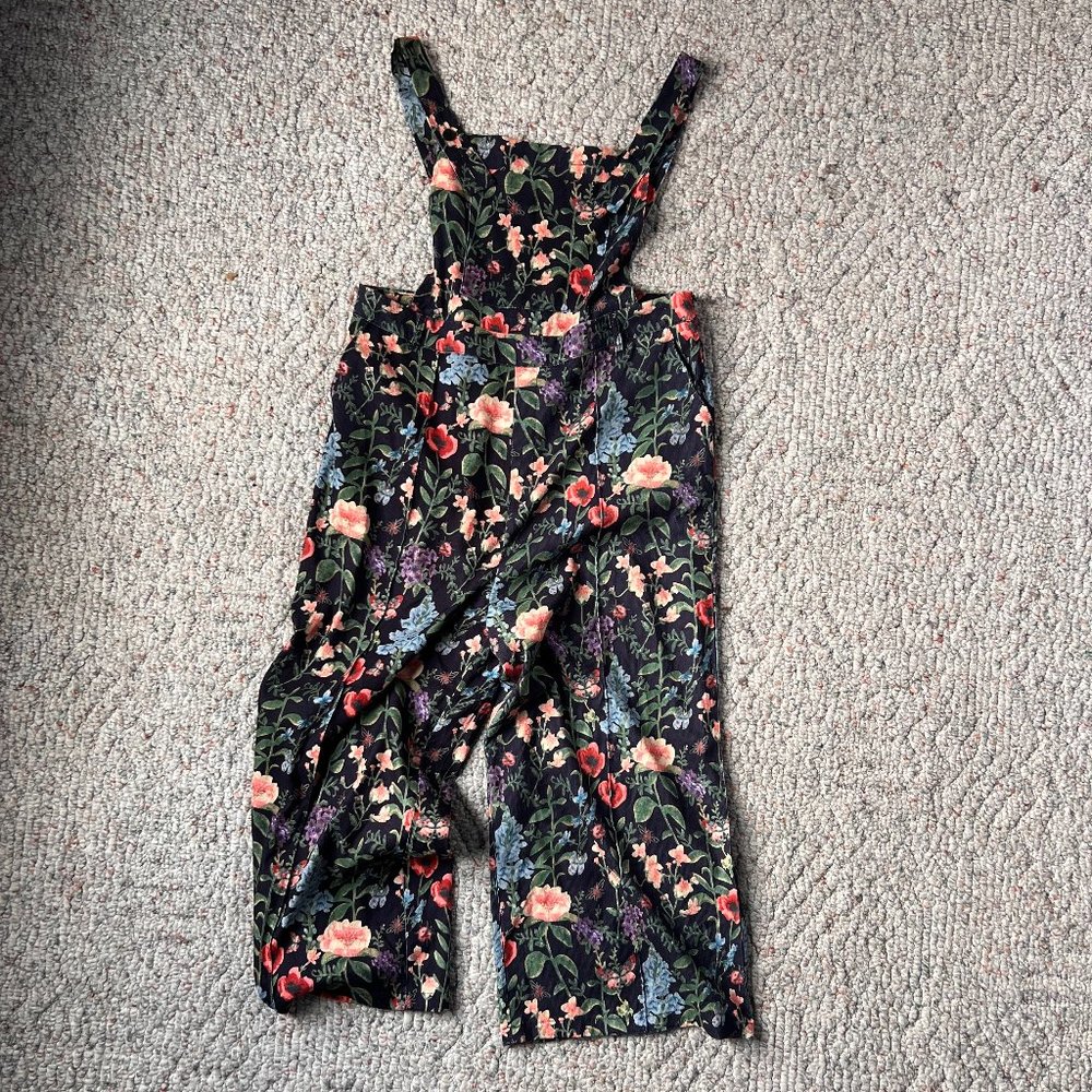Cider Black Floral Jumpsuit